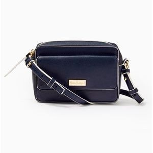 Lilly Lilias Crossbody Bag Navy Blue Purse